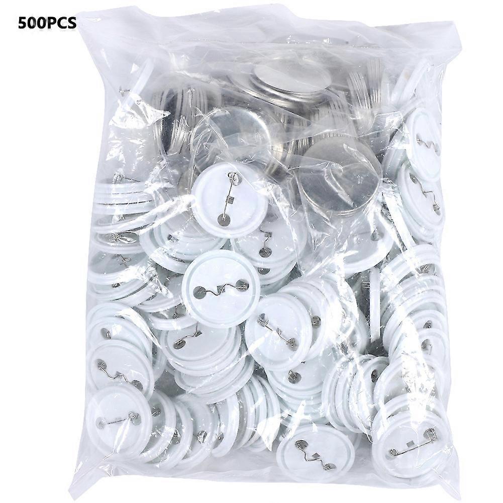 500 Pcs 44mm/1.75in DIY Button Badge Parts Suitable for Clothing and Home Decoration