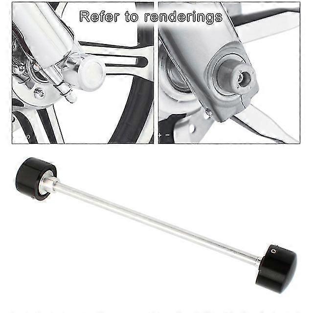 Aluminum front axle cover caps set replacement for harley  18-21