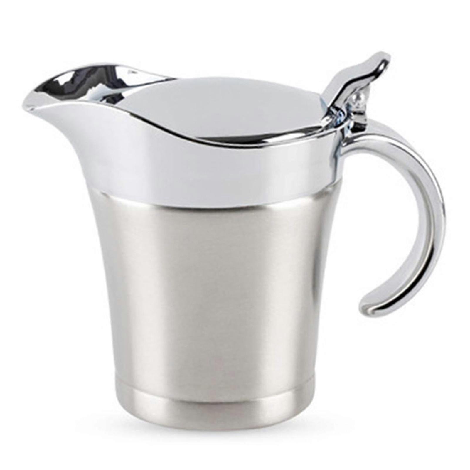 bjxy 304 stainless steel steak sauce pot multipurpose insulated gravy boat practical kitchen