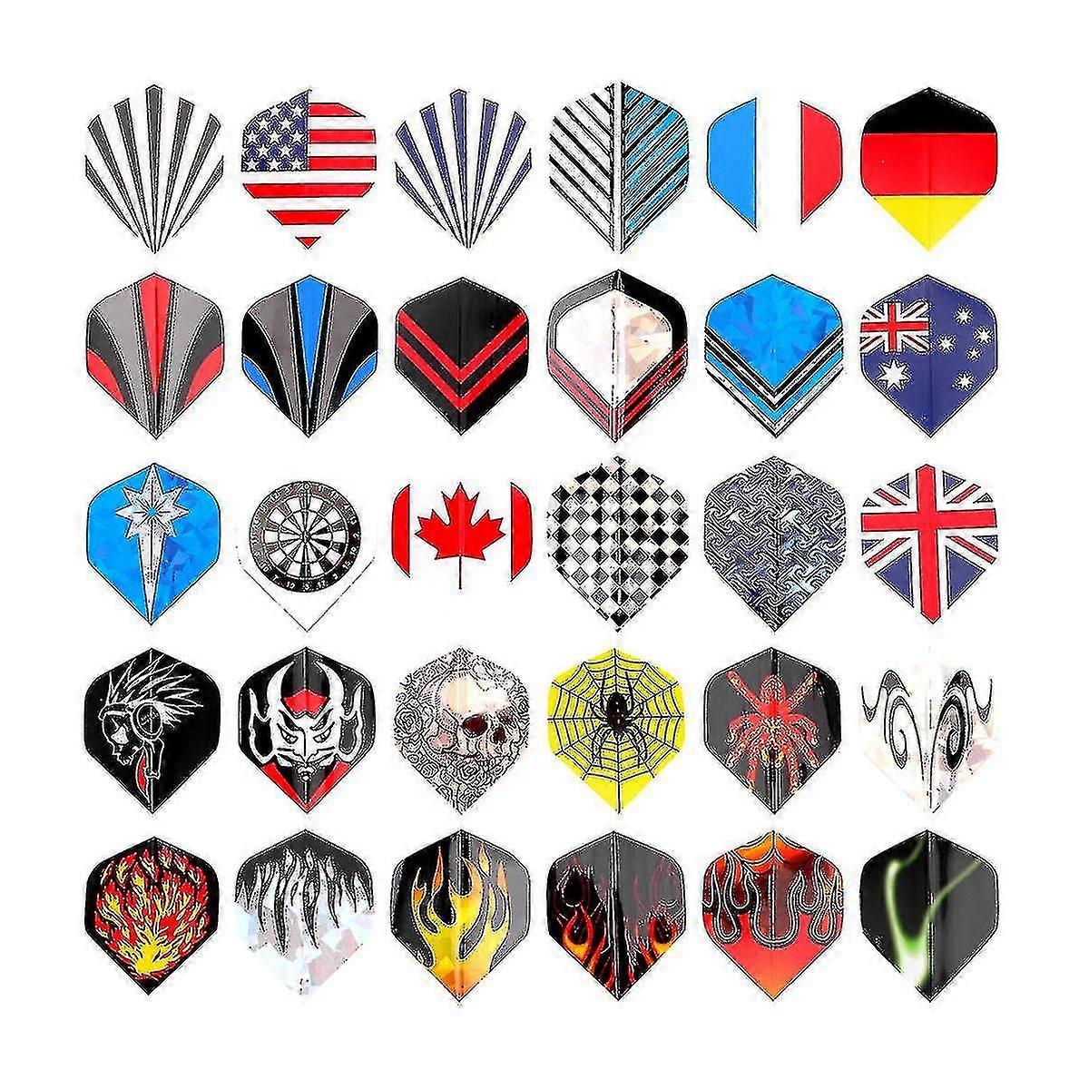 Rl 90pcs Dart Wing Game Toy Sports Dart Wing Dart Tail Wings Dart Accessory