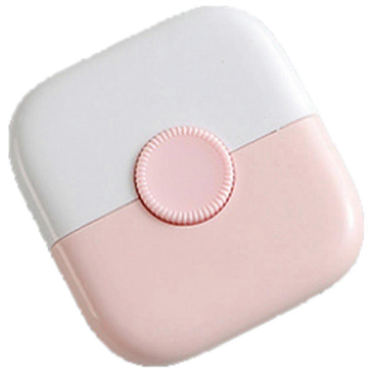 2-in-1 Hair Cutting Trimmer Barber Comb Bangs Hair Cutter Remover Home Mini Makeup Tools,Pink