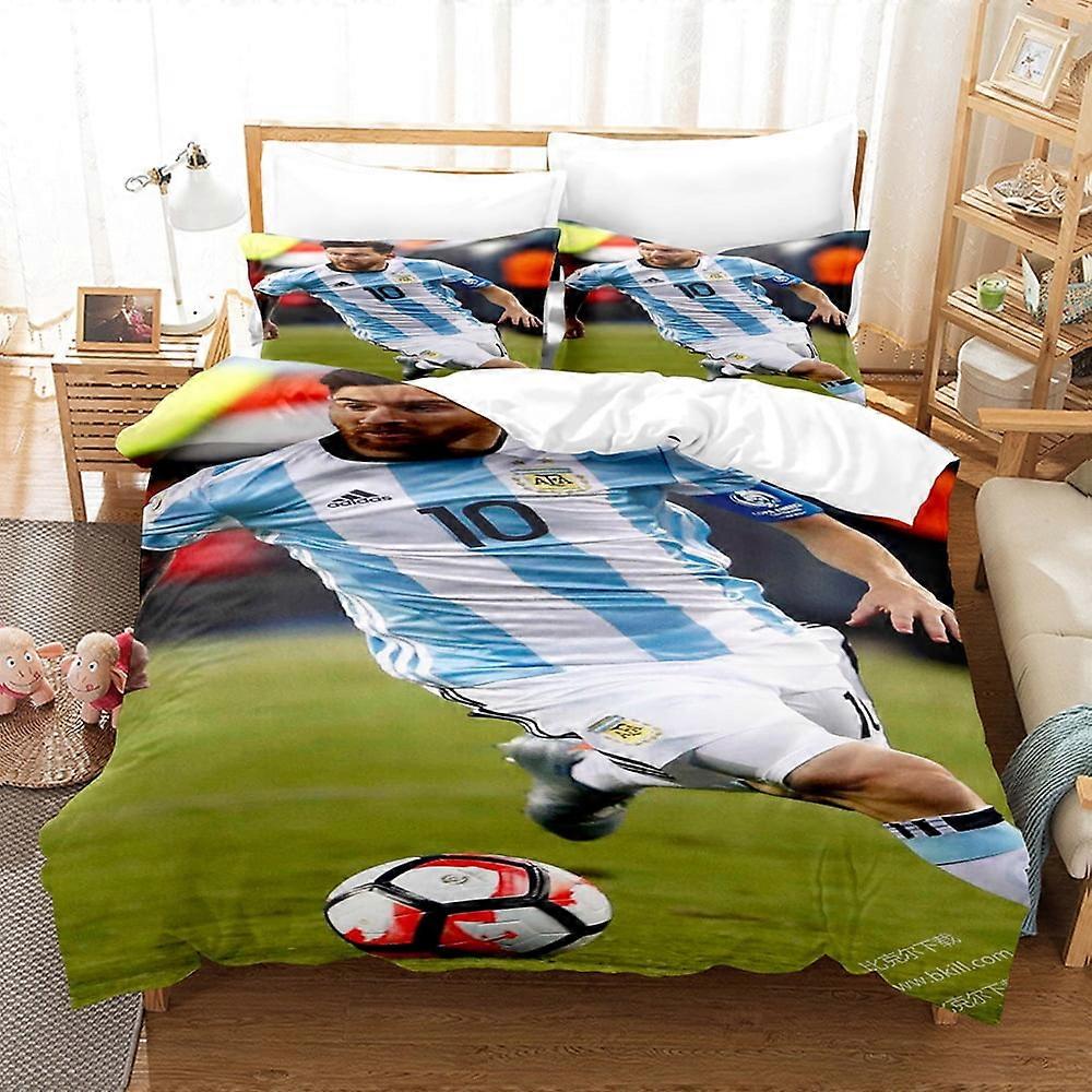 o1709 Football Player M-a-s-s-e-y Series Bedding Digital Printed Three-Piece Set nj1709