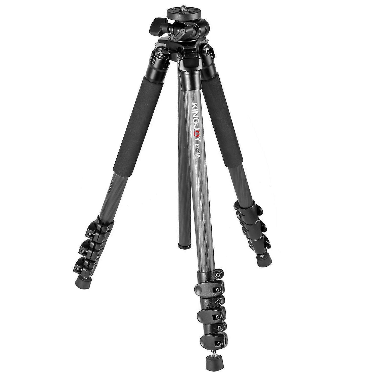 Tripod Serat Karbon Profesional dengan Tripod Kamera Slr Horizontal Sumbu Tengah dengan Pelat Rilis Cepat