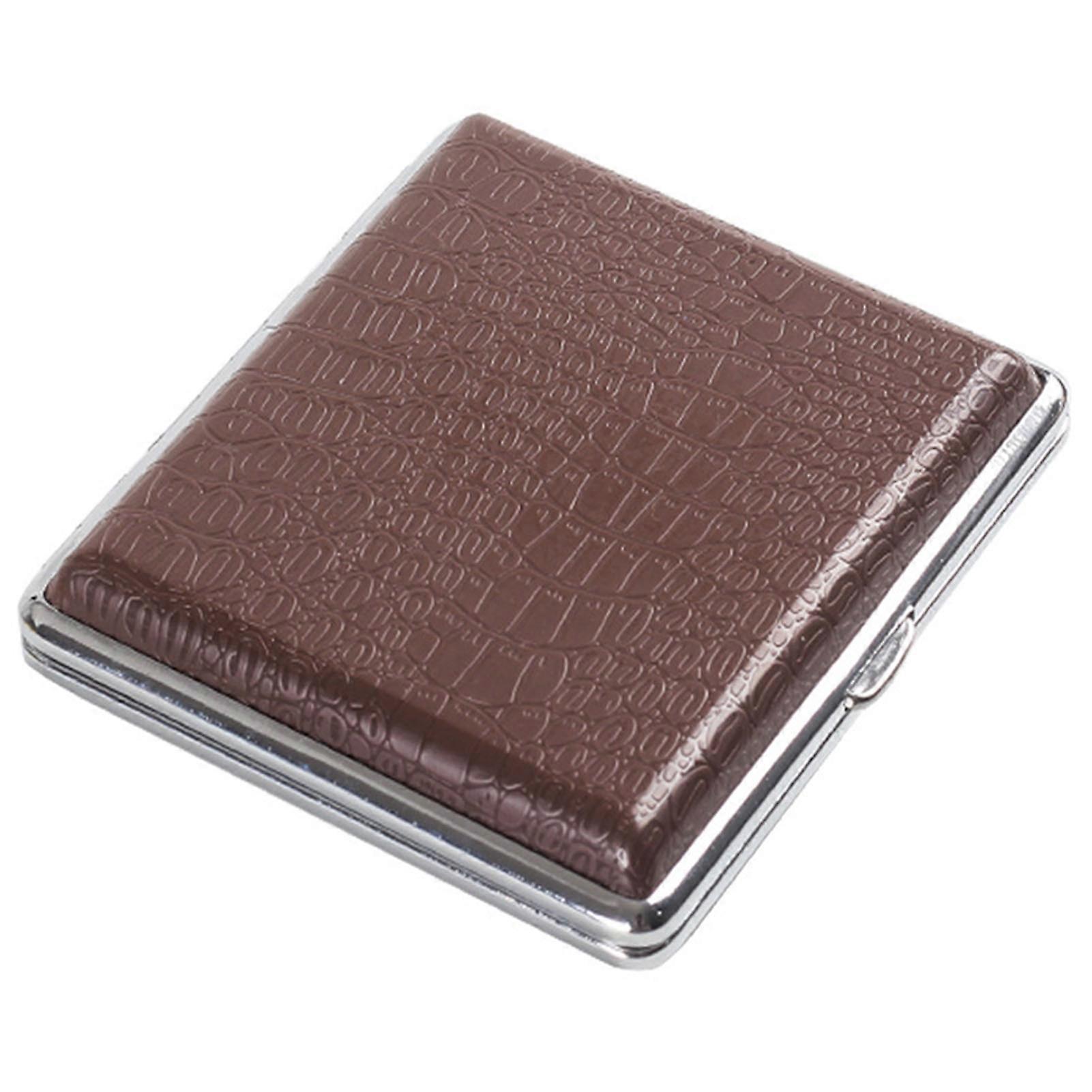 Portable Cigar Cigaretes Cases Extra Slim Alloy Cigarette Case For Men Smoking Accessories