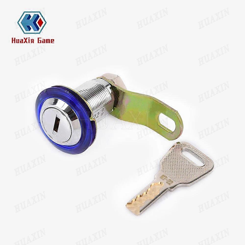 Pure Copper Lock Core Cash Door Drawer Tool Box, Tubular Same Code Key for Mail Box, Count Lock, Arcade Game Cabinet, 20mm, 28mm