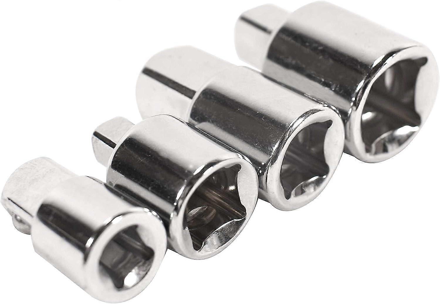 Set of 4 reducing adapters for sockets and bits 1/2" 3/8" 1/4" tools,2024 Ping