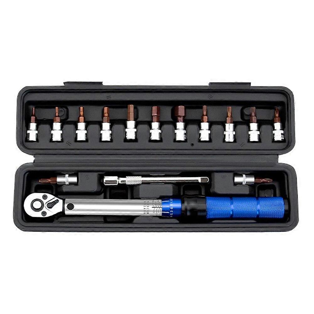 Quick-release Torque Wrench High Precise Torque Preset Wrenches 2-24N.m Torque Adjustable 1/4inch Ratchet Wrench Repairing Tool