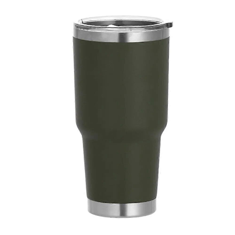 Personlig 900ml 30 oz Resetumlare Dubbelvägg Vatten Termisk Termos Kaffemugg Flaskor Rostfritt Stål Termos 30oz Ölkopp