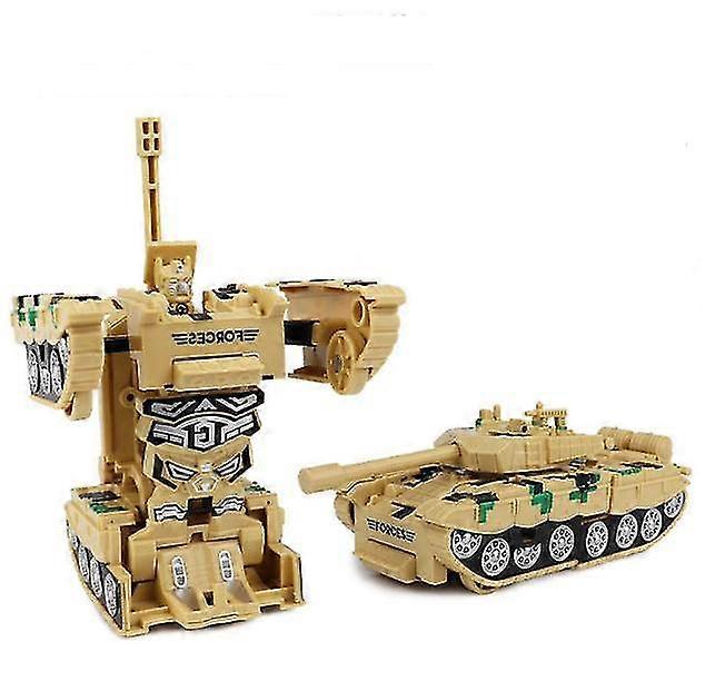 Transformerbar robotbil barn tankbil leksaker barnpresenter