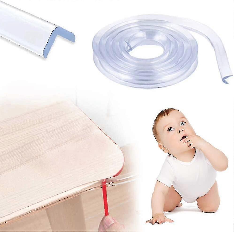 Baby Furniture Edge Protector Baby Table Corner Protector, Silicone Baby Table Corner Protector, 3m Crjjkoy
