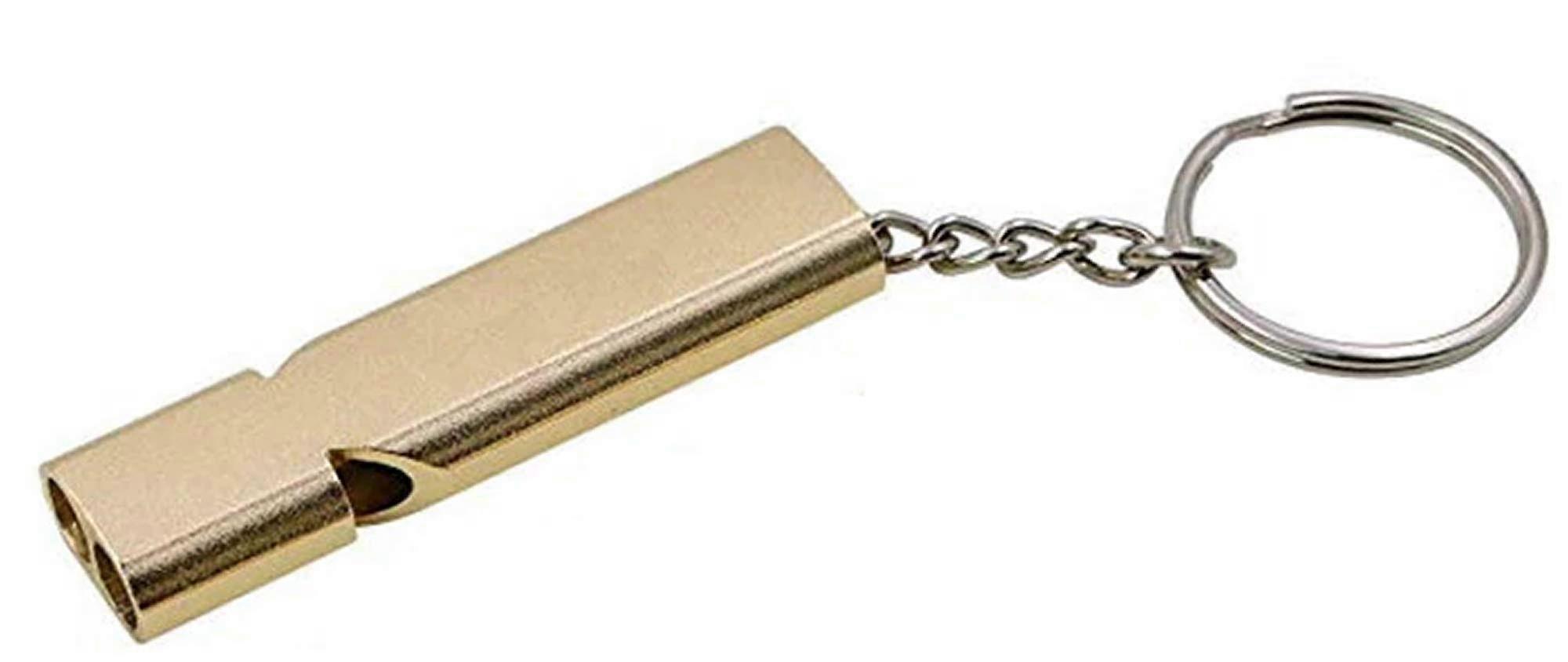 Metal Survival Whistle - Super Loud 120dB Emergency Distress Whistle