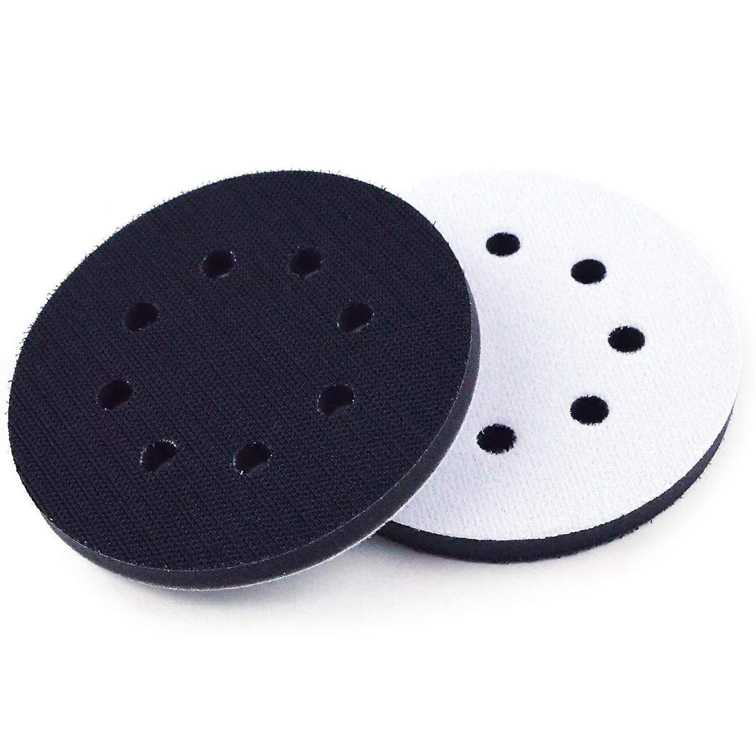 125mm Soft Sponge Interface Pad Sanding Pad 8 Holes, for Random Sander Dedicated Replacement Cushion Pad Impact-Resistant Noise Reduction Protection P
