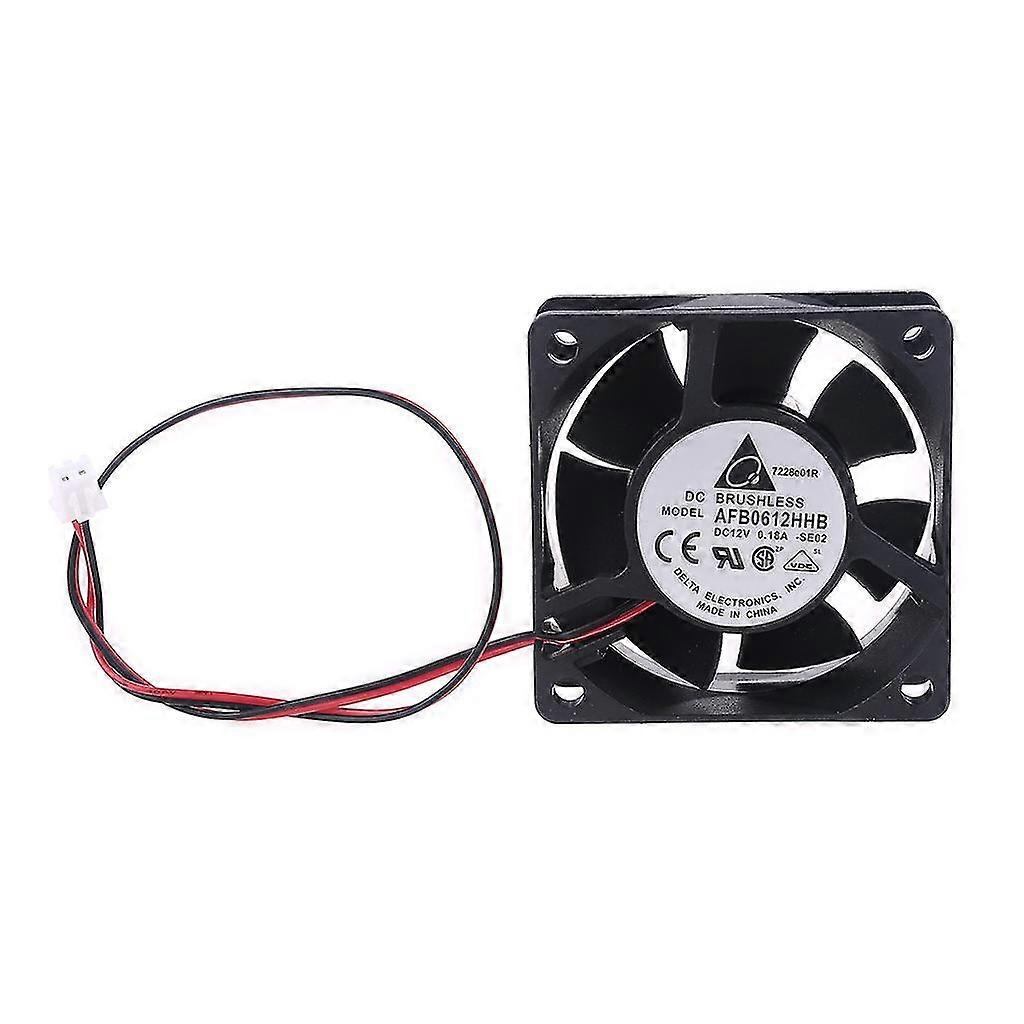 6cm Afb0612hhb Cpu For Case Cooling Fan 6015 6025 12v 0.18a Test Working Cooler For Delta