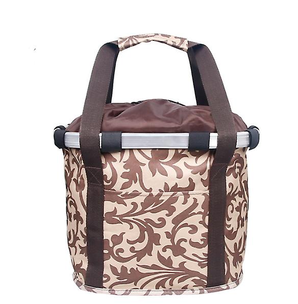 Fahrradkorb LenkerTasche Farbe Kaffee