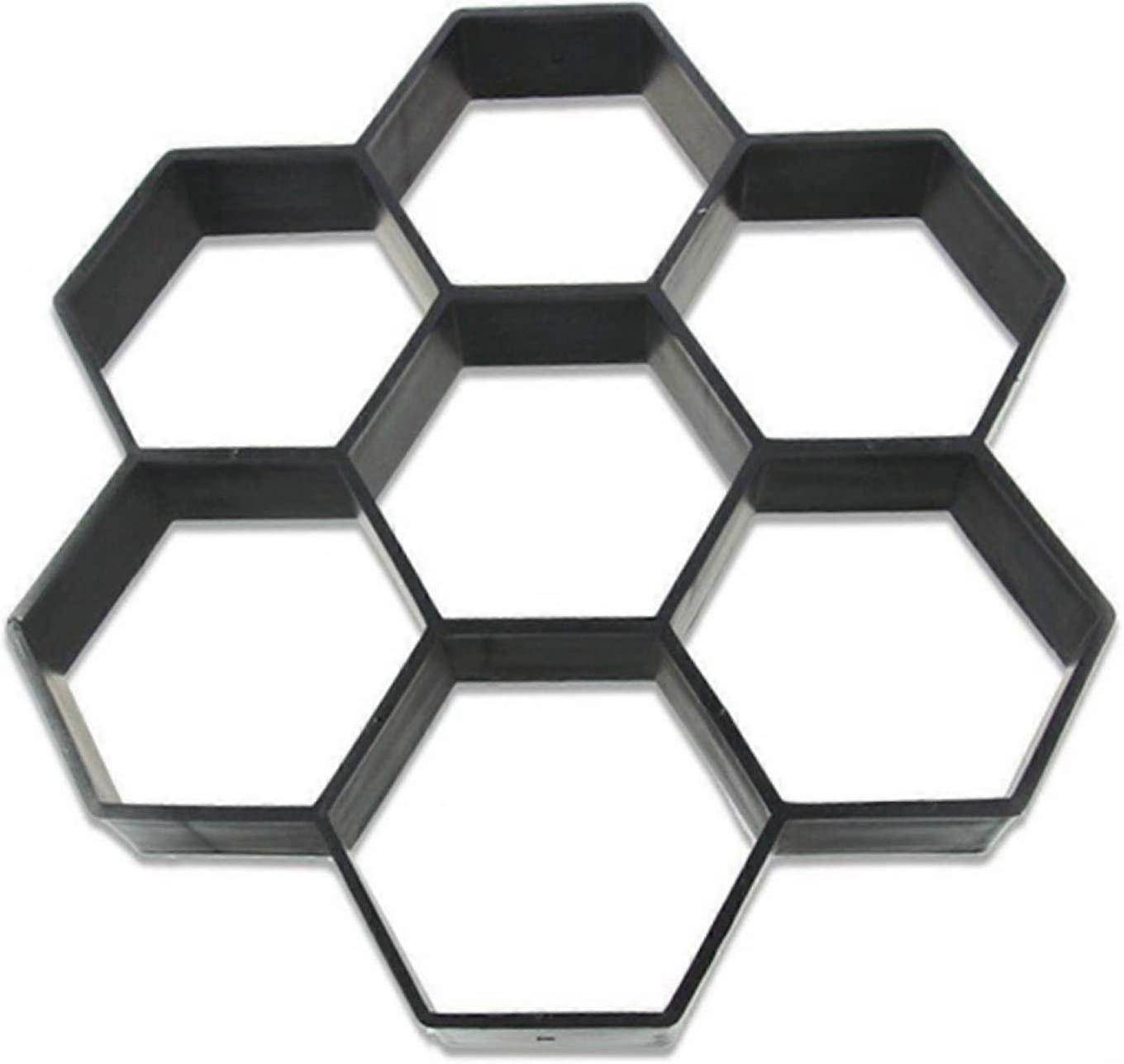 11.8"x11.8" Concrete Molds Reusable Walk Maker Stepping Stone Paver