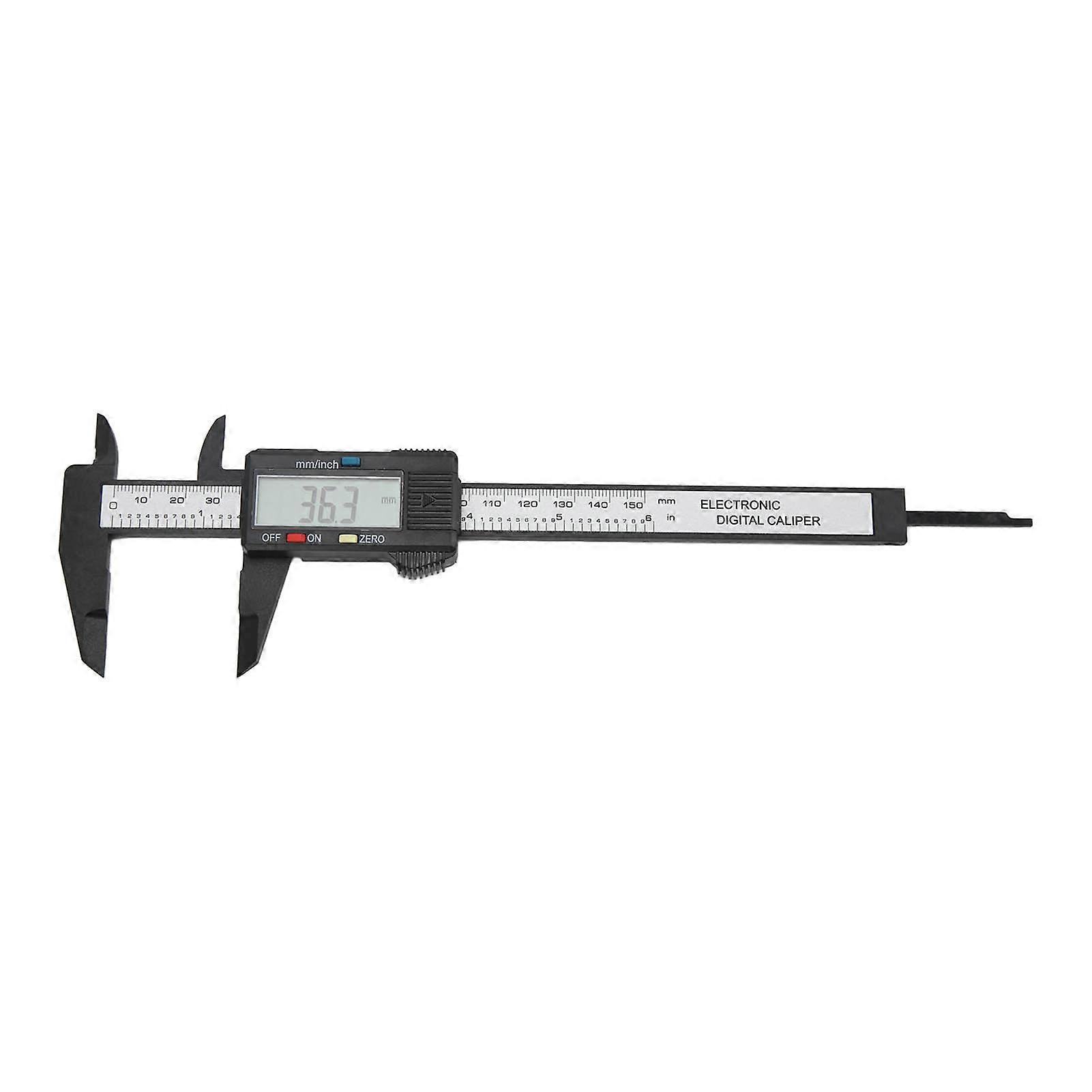 Electronic Digital Caliper 0?150mm Carbon Fiber Composites Digital Caliper with LCD Screen