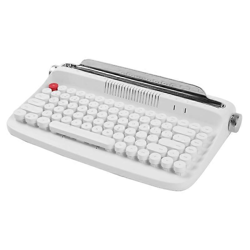 Round Keycap 86keys BT Mini Wireless Keyboard Waterproof for Tablet Notebook