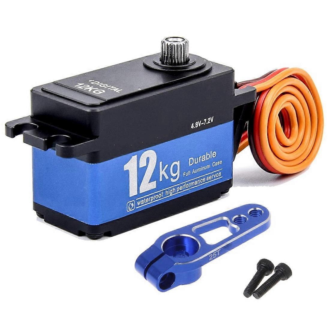 12KG Metal Gear Low Profile Digital Servo for 1/10 On-Road Touring Drift Car 3RACING Sakura D5 MR