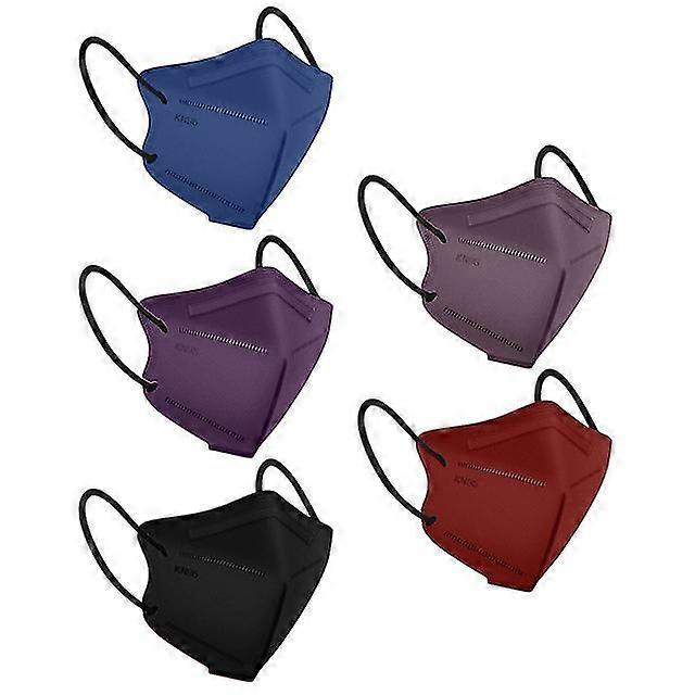EVAGO Adult Mask N95/kn95/p2/ffp2 Face Mask Ce 5-layer Protective Filter Efficiency95% Breathable Elastic Masks