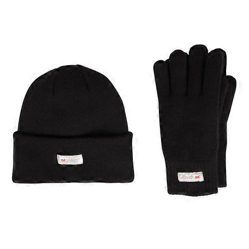 Mountain Warehouse Mens Thinsulate Fleece Beanie & Gloves Set