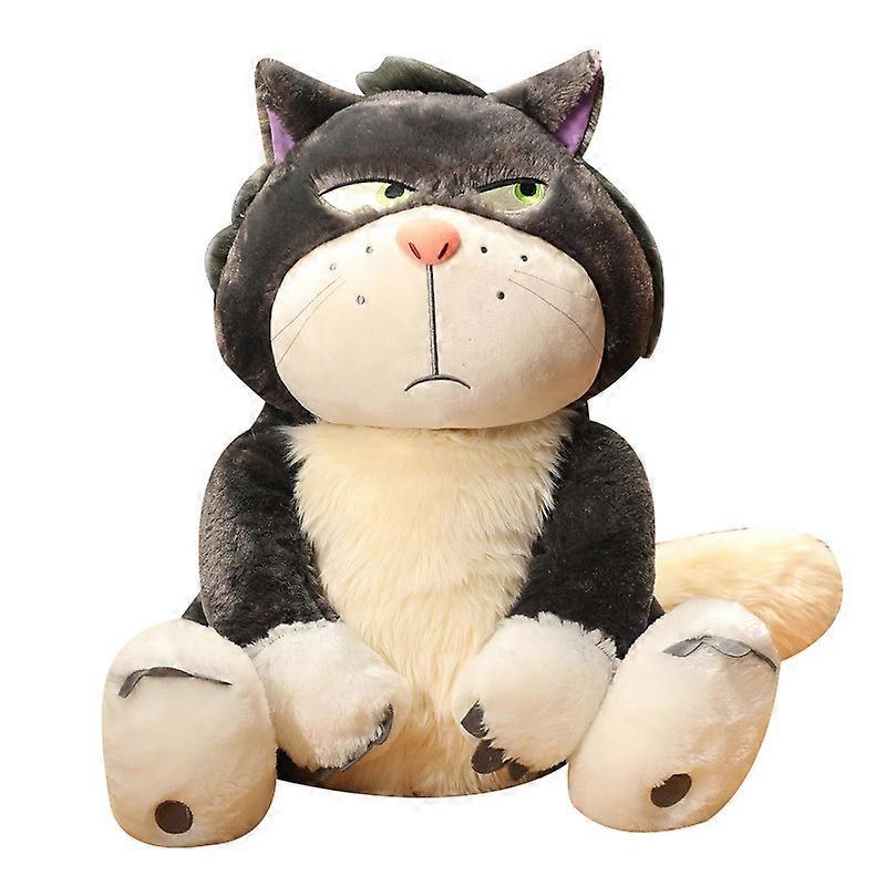 인형 25/35cm 카와이 루시퍼 고양이 봉제 장난감 키즈 영화 신데렐라 인형 부드러운 루시퍼 고양이 동물 봉제 인형 귀여운 선물 소녀 아이들 멀티 컬러 optio