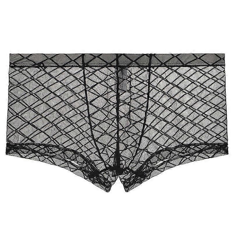 Men's Boxer Briefs Mid-Rise Stretch Mesh Boxer Briefs Underwear