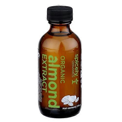 Spicely Organics Organic Almond Extract ,2 Oz (Case Of 6)