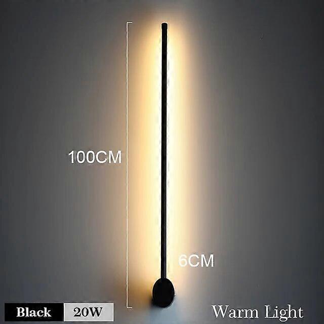 Modern Long LED Light Wall Lamp Smart Dimming Remote Contro 350Rotation For Home Decoration Beside Wall Sconce Lighting Fixture