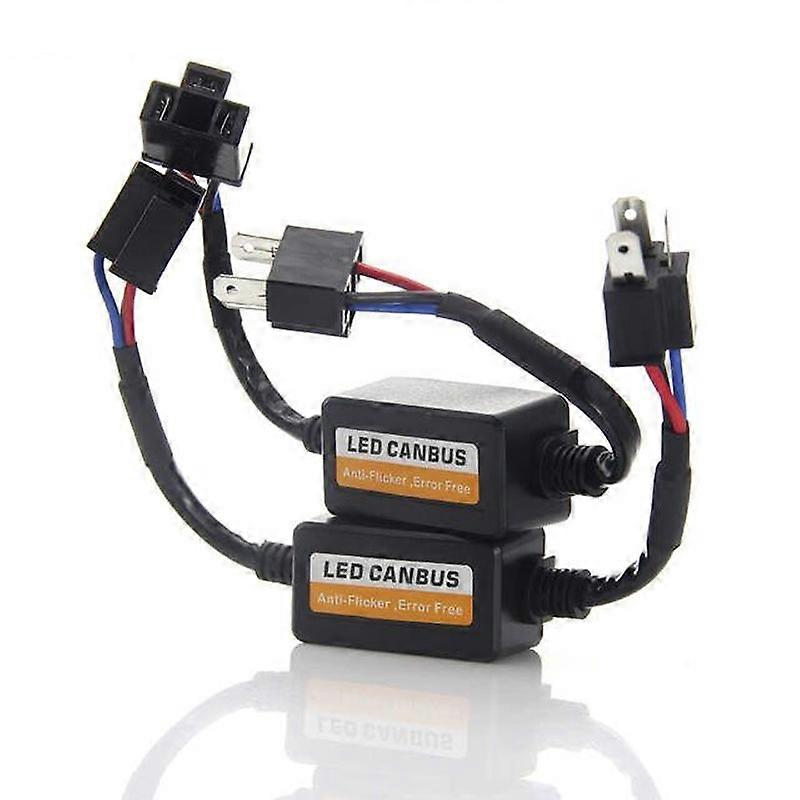 Pair H4/HB2/9003 H1 H3 H7 H11 Led Headlight Canbus Decoder Error Free Load Anti-flicker Resistor Car Warning Canceller Capacitor