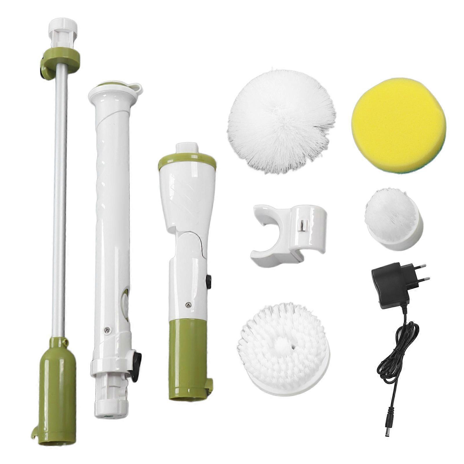 Elektrisk Spin Scrubber Sladdlös Långskaftad Elektrisk Rengöringsborste Badrum Golvborste 100240V