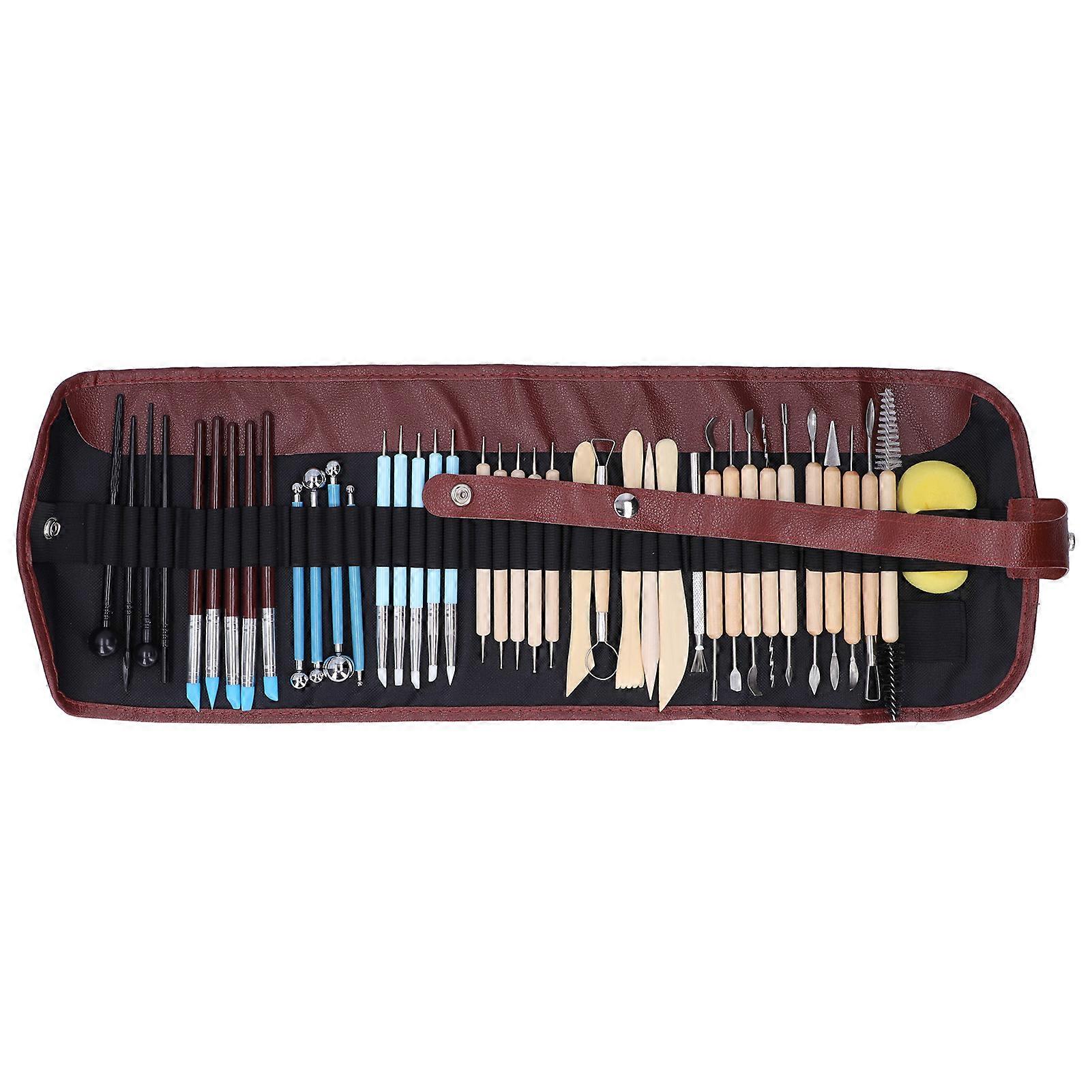 41-Piece Craft Clay Sculpting Tool Set for Pottery Modeling Carving