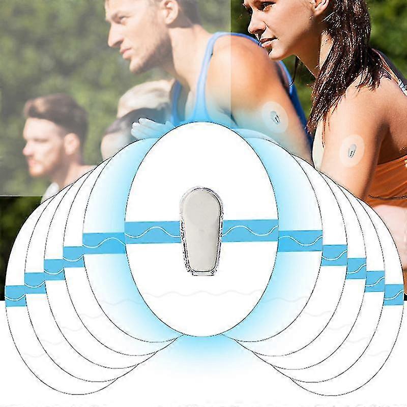 10 st Dexcom G6 över patch vattentäta transparenta G6 självhäftande badduschar