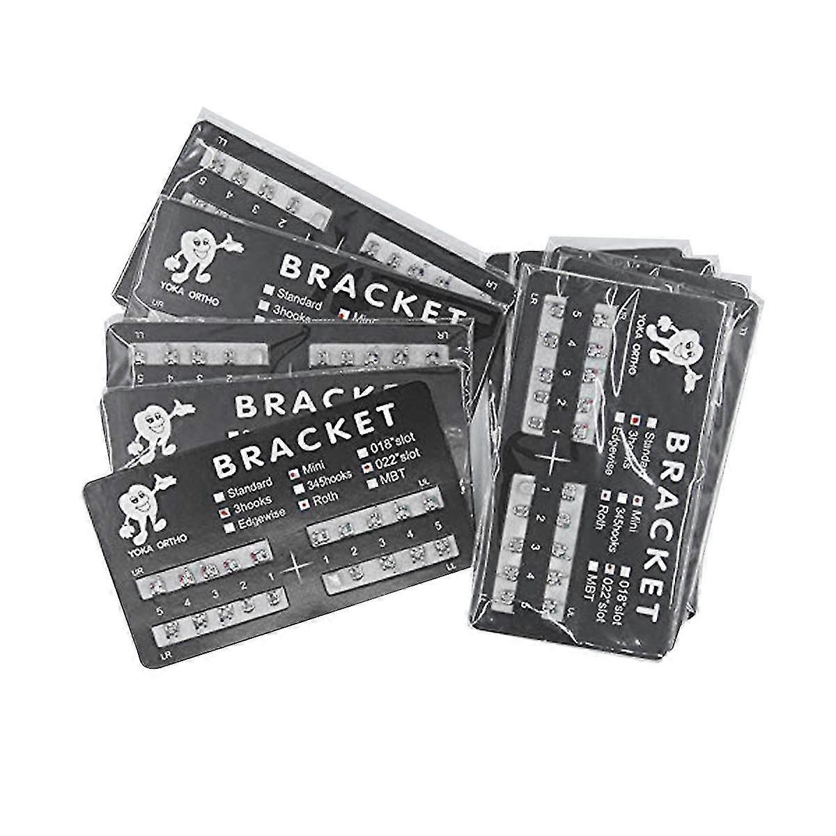 10 Sheetspack 200 Pcs Of Brackets Mini 0.022 With Hook 3