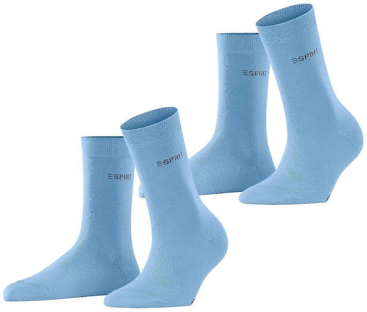 Esprit Uni 2 Pack Socks - Light Blue