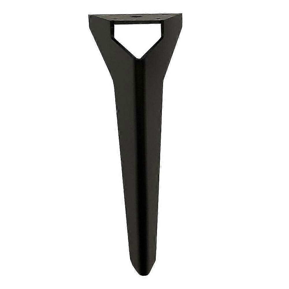 Sort design møbelben 17 cm (1 stk.)