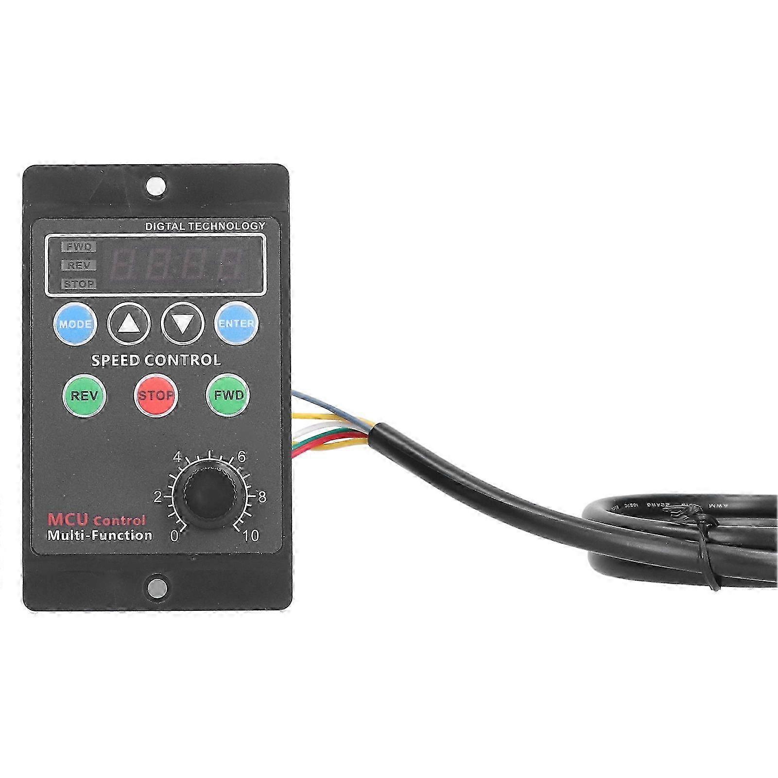 Motor Speed Controller with Digital Display for Single Phase AC 220V 120W Electric Rheostat