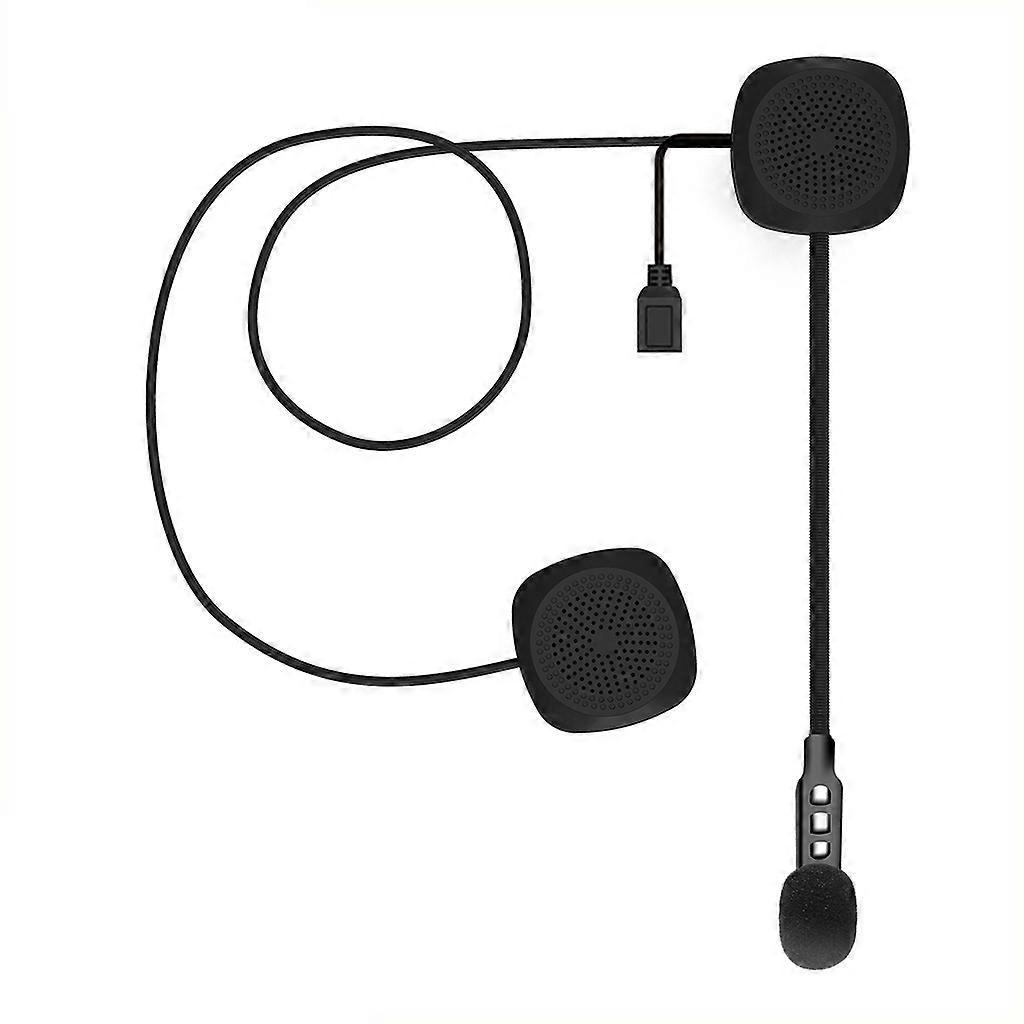 Head-mounted Wireless Headset Motorcycle Helmet Intercom Headset Rechargeable