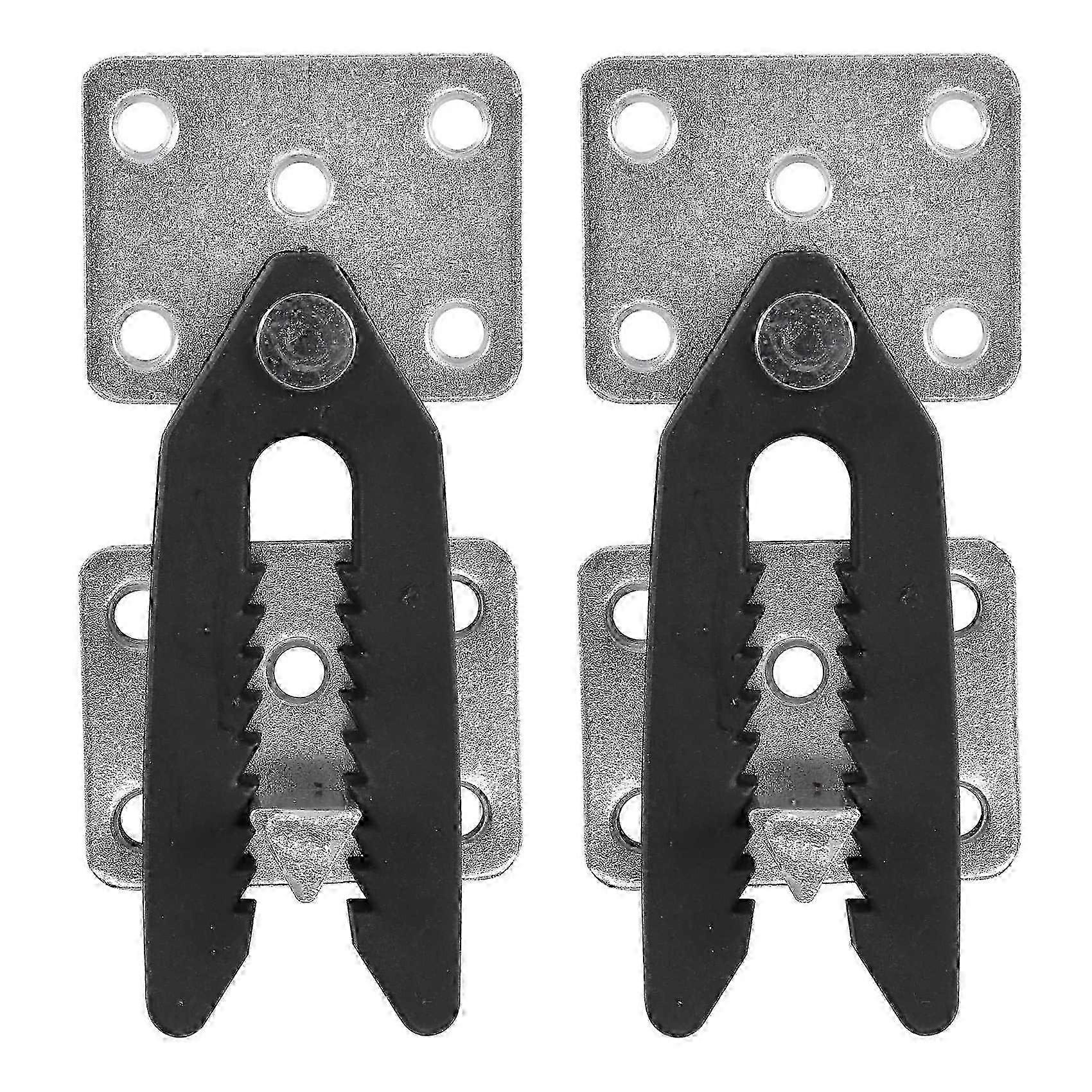 2 Pcs Sofa Couch Sectional Furniture Connector Joint Snap Alligator Style