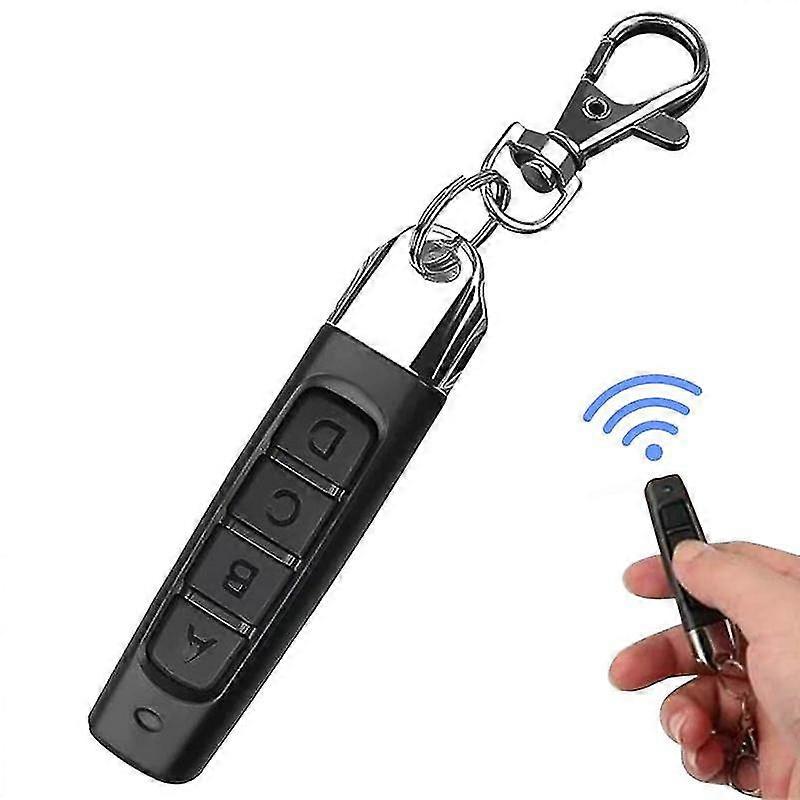 Portable Garage Gate Door Remote Control Auto Pair Copy 4 Key Buttons Opener Duplicator