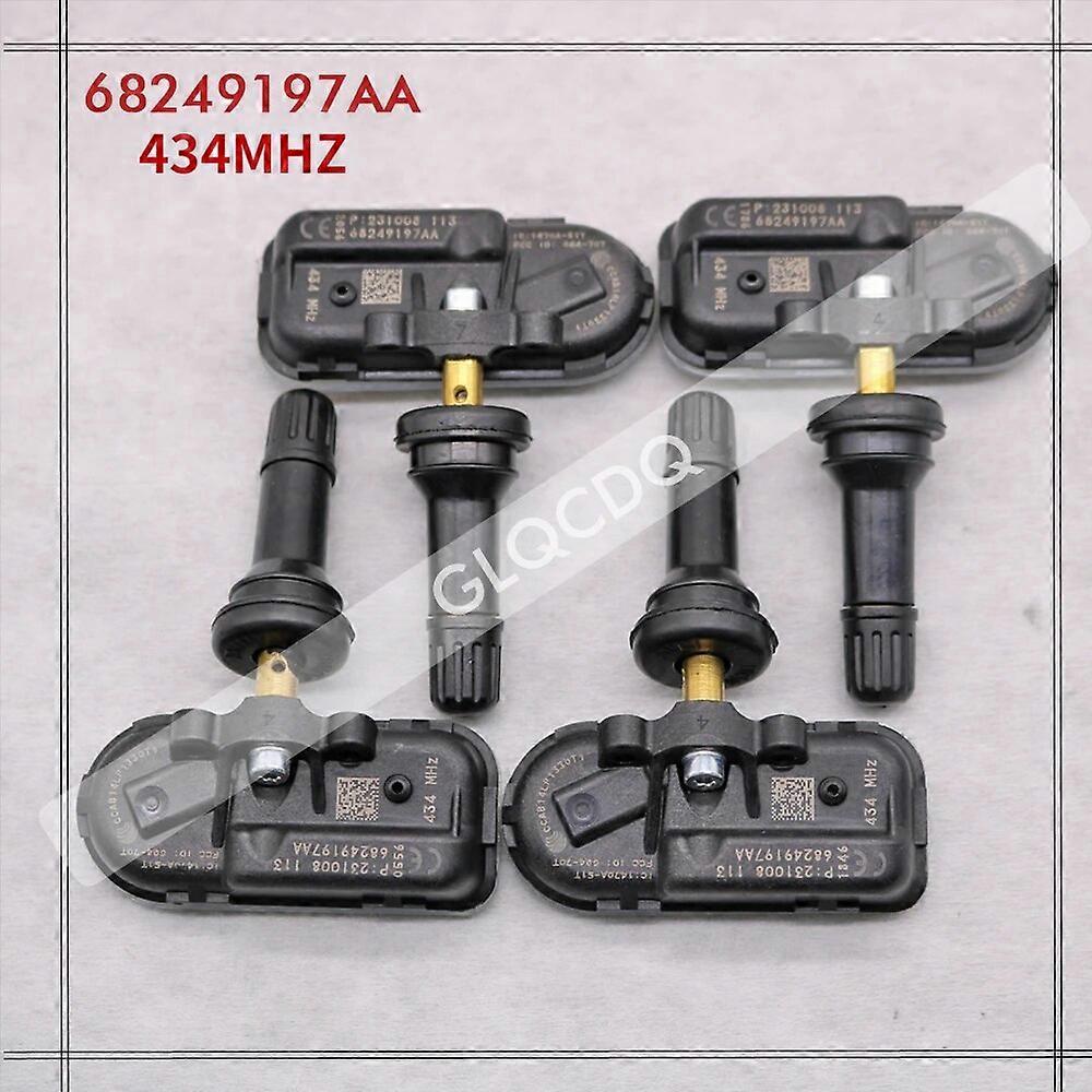 Motor Vehicle Sensors FOR 2013-2020 JEEP CHEROKEE TPMS 434MHz TIRE PRESSURE SENSOR TPMS JEEP TIRE AIR PRESSURE 68249197AA 68239720AB 68239720AC