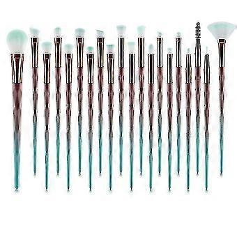 Make-up Bru 20 Stück Make-up Pinsel Kit, Auge Make-up Pinsel (grau)