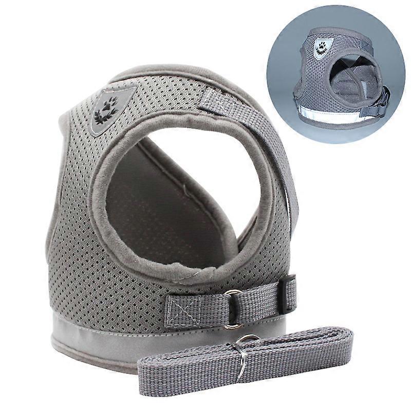 Pet Leash, Chest Harness, Pet Cats and Dogs Traveling and Running * Blue