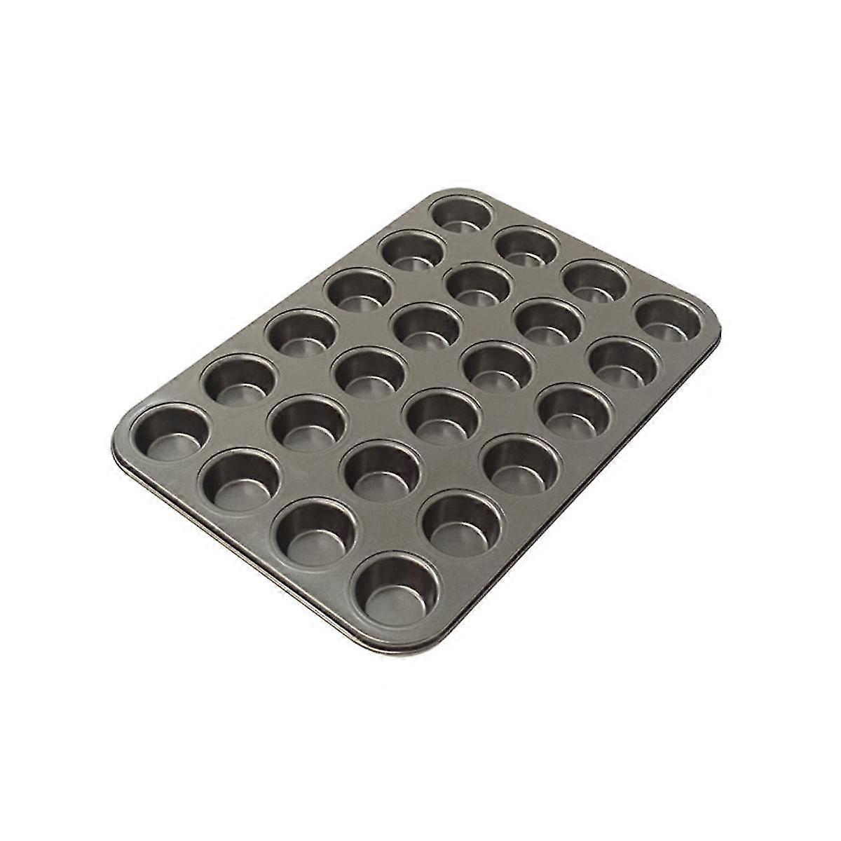 Nonstick 24 Count Muffin Pan With Extended Handles For ,to Promoted Even Baking,dishwasher Safe B