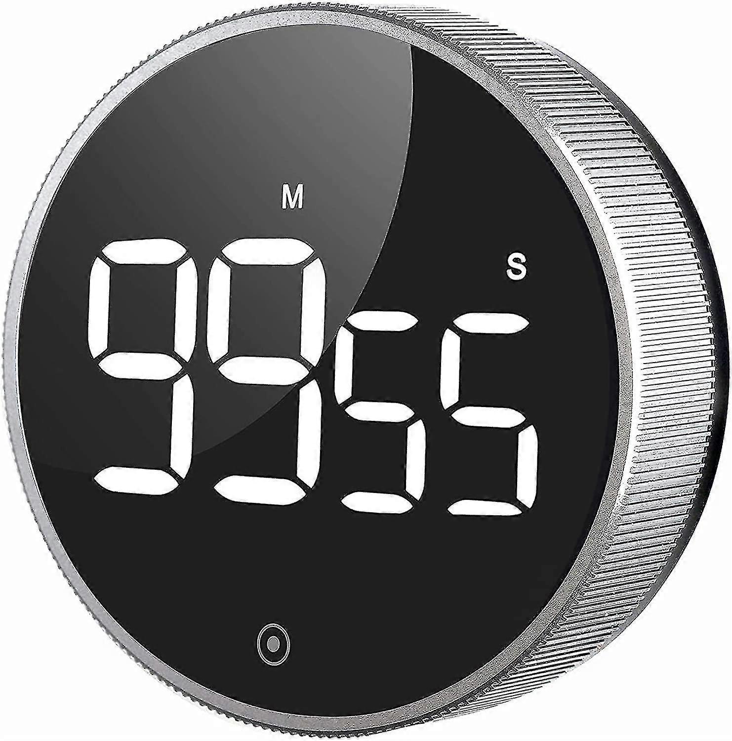 Kitchen Timer, Magnetic Countdown Led Digital Timer, Silent Timer