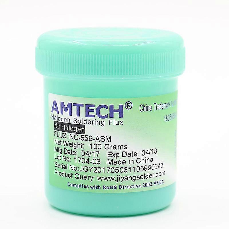 100٪ AMTECH 100g NC-559-ASM تدفق لصق لحام خالية من الرصاص لصق لحام تدفق يالو