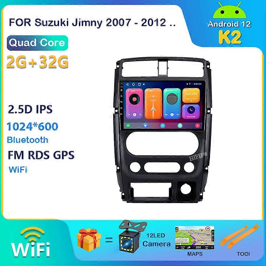 For Suzuki Jimny 2007 - 2012 Car Radio Multimedia Video Player Navigator GPS Stero Auto Android 2 DIN DVD