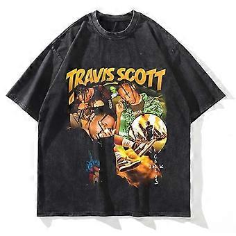 Travis Scott グラフィックTシャツ L サイス Summer Washed Men Women T Shirt TRAVIS SCOTT Graphic Printed