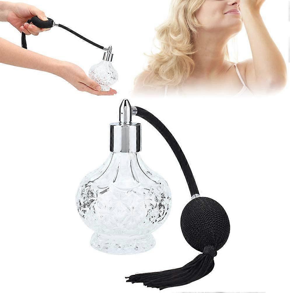 Vintage Perfume Bottle, Refillable Glass Empty Spray Bottle, Perfume Atomizer Dispens