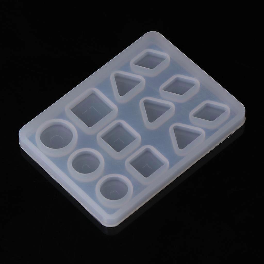 Various Patterns Crystal Molds for UV Resin DIY Pendant Making Silicone Mould