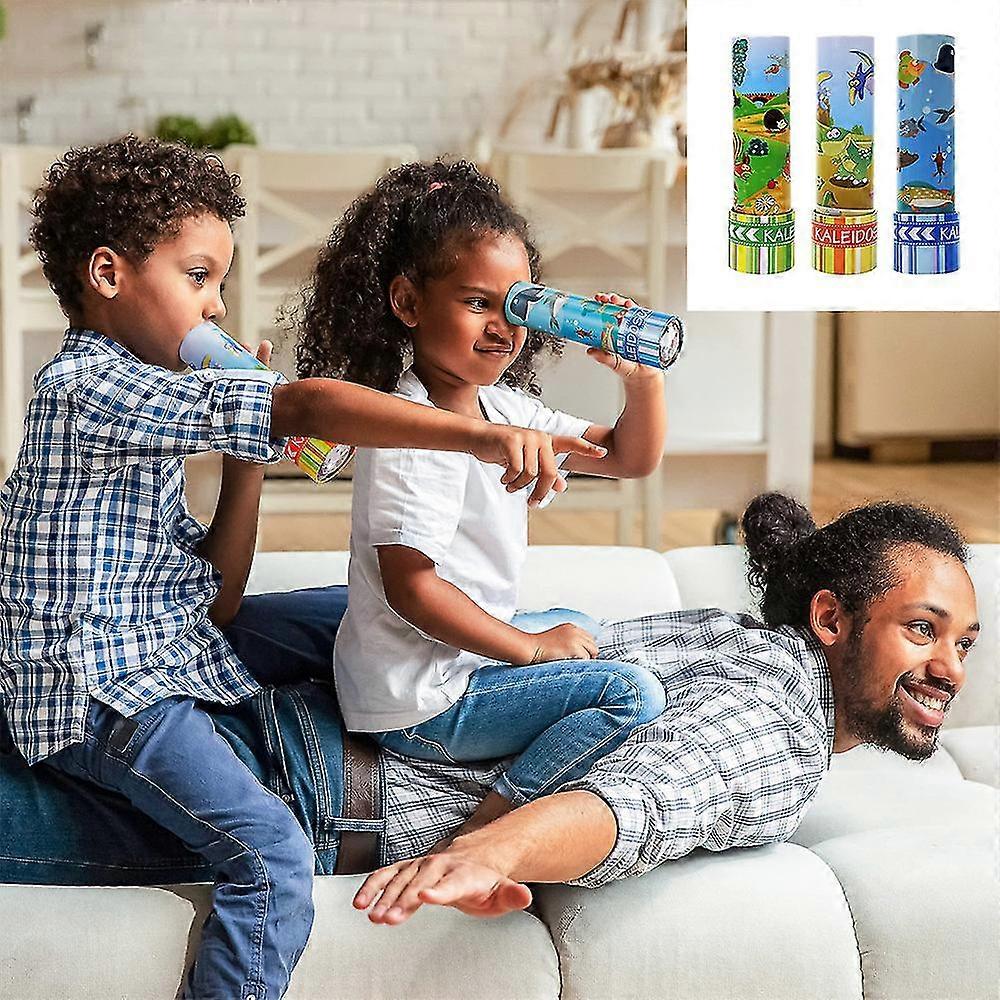 Classic Glitter Kaleidoscope Toy For Kids, Retro Educational Toys Birthday Gift For Kidscolor Random